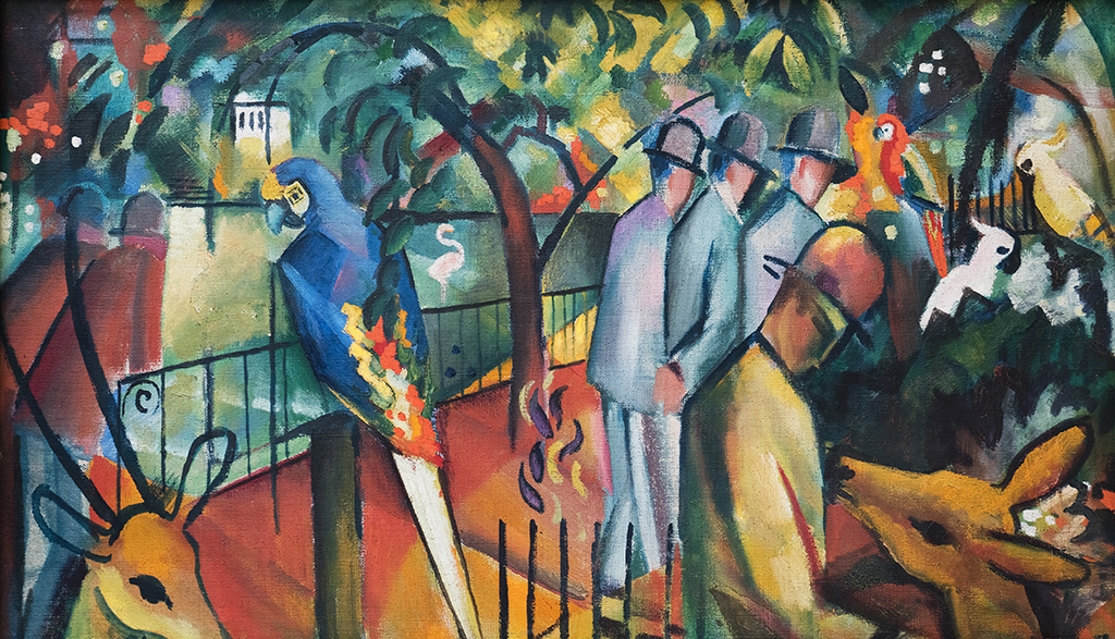 Zoological Garden I in Detail August Macke